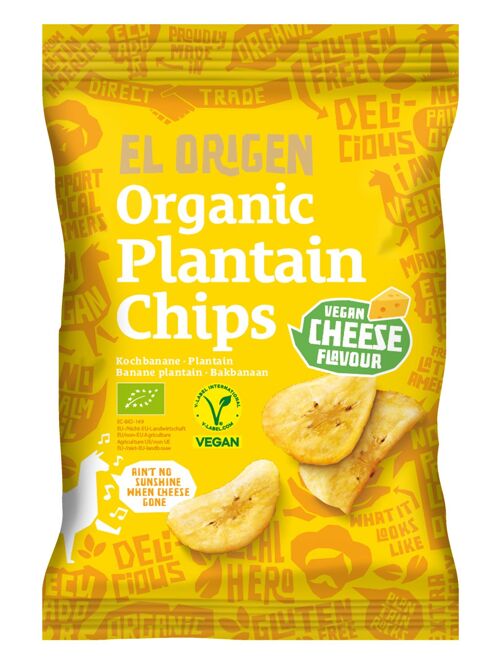 Bio Kochbananen Chips vegan Cheese