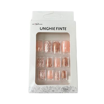 Faux ongles press on nails La Bellezza 12 ongles - Bronzie
