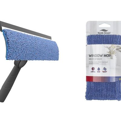 Nordic Stream window cleaning kit including an extra refill mop