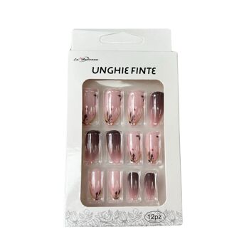 Faux ongles press on nails La Bellezza 12 ongles - Boudoir