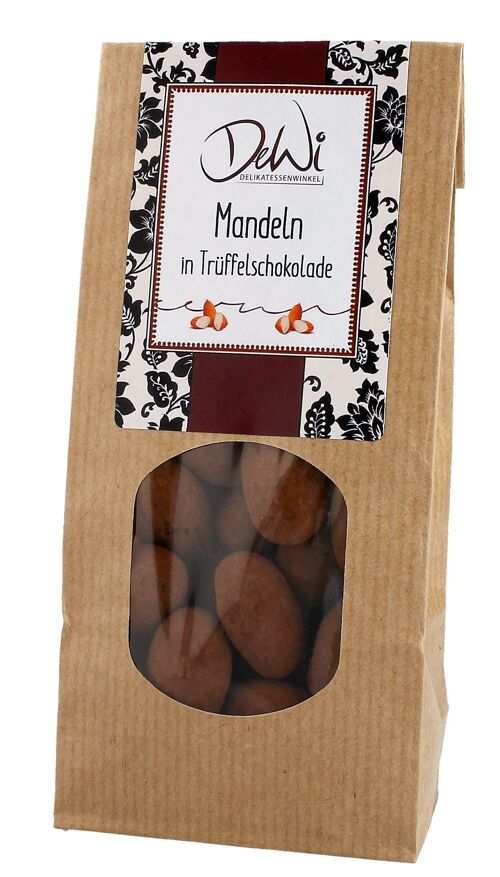 Mandeln in Trüffelschokolade 150g Tüte