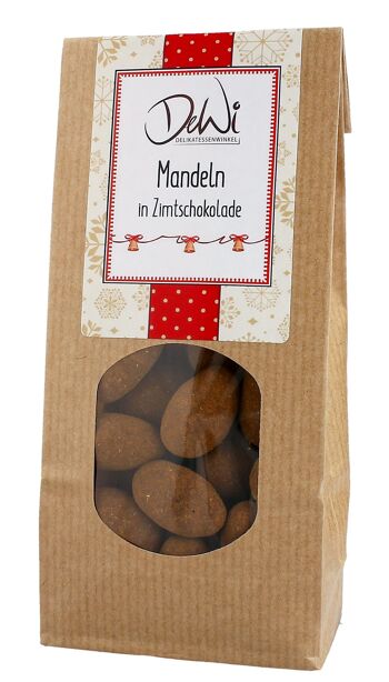 Amandes au chocolat cannelle sachet 150g