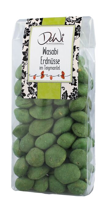 Cacahuètes en pâte au wasabi sachet 150g