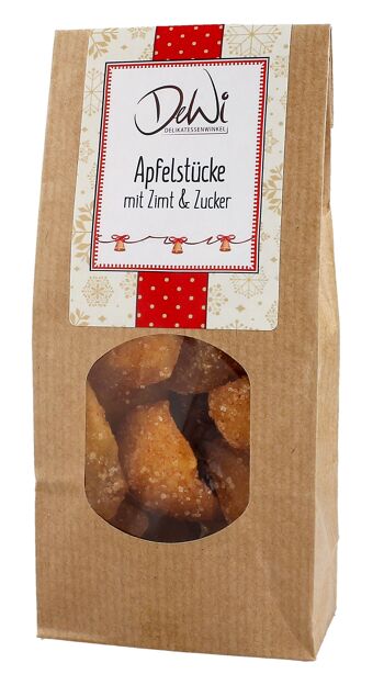 Morceaux de pomme à la cannelle et au sucre sachet 150g