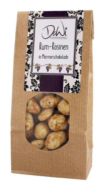 Rhum raisins au chocolat marbré sachet 150g