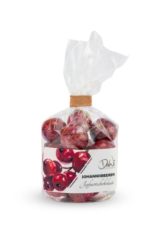 Johannisbeeren in Joghurtschokolade 55g Tüte