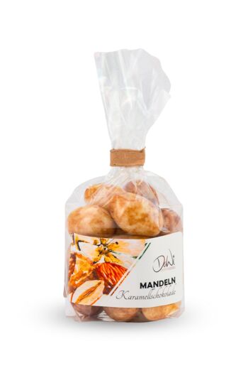 Amandes au caramel & sel marin sachet 70g