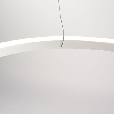 s.LUCE pro Lampe à suspension LED Ring 3.0 Ø 60cm directe ou indirecte - blanc