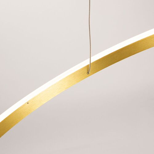 s.LUCE pro LED-Hängelampe Ring 3.0 Ø 60cm direkt o. indirekt - Gold