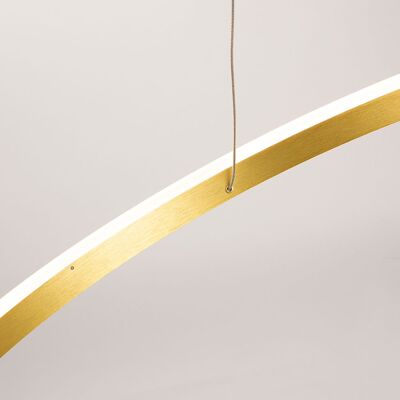 s.LUCE pro Lampe à suspension LED Ring 3.0 Ø 60cm directe ou indirecte - or