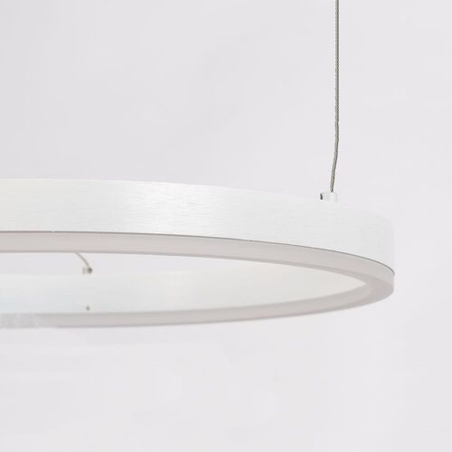 s.LUCE pro LED-Hängelampe Ring 2XL Ø 120cm Dimmbar 5m Abhängung - Weiß
