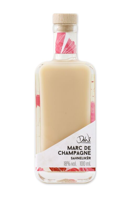 Marc de Champagne Sahnelikör - 17% vol. 100ml