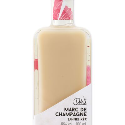 Licor de crema Marc de Champagne - 17% vol. 100ml