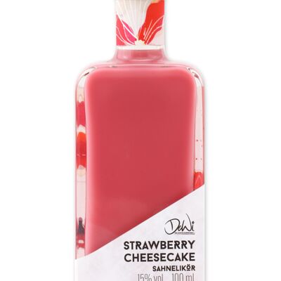 Liqueur de crème de cheesecake aux fraises - 15% vol. 100 ml