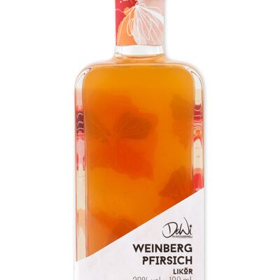 Red vineyard peach liqueur - 20% vol.100ml