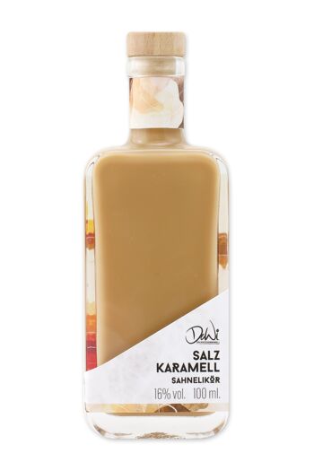 Liqueur de crème caramel au beurre salé - 17% vol. 100 ml 1