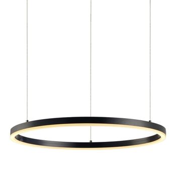 s.LUCE pro Lampe à suspension LED Ring 2XL Ø 120cm dimmable - noir