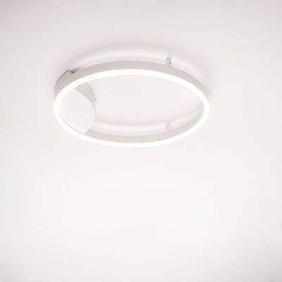 s.LUCE pro Applique & plafonnier LED Ring S Ø 40cm dimmable - blanc