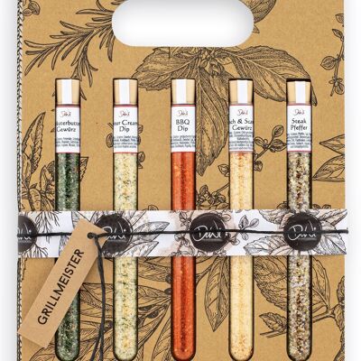 Coffret cadeau Spice Tube 5er - Grillmeister