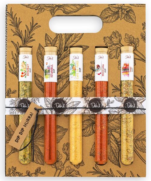 Spice Tube 5er Geschenkset XL - Dip Set