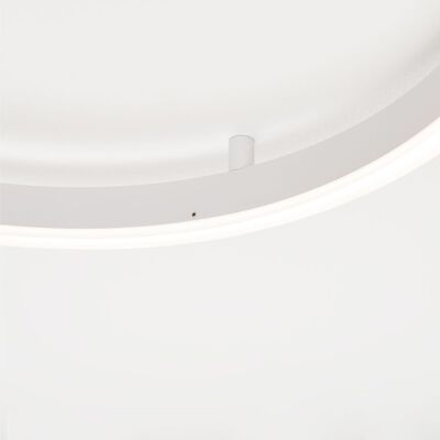 s.LUCE pro LED anillo de lámpara de pared y techo L Ø 80cm regulable - blanco