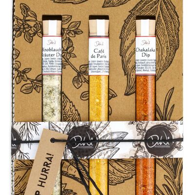 Spice Tube 3-piece gift set – Dip Dip Hurray!