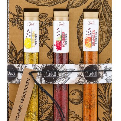 Spice Tube 3-piece gift set XL - Spicy fruits