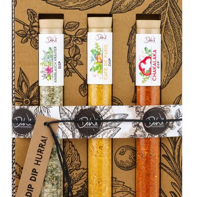 Spice Tube 3-piece gift set XL - Dip Dip Hurray!