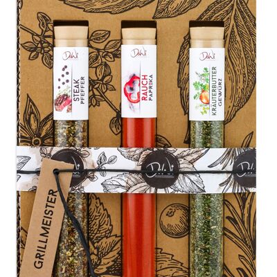 Spice Tube 3-piece gift set XL - Grillmeister