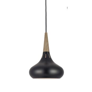 Suspension s.LUCE Chic - noir, Ø 26cm