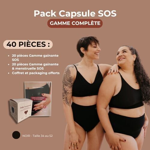 PACK COMPLET x 40 pièces - GAMME GAINANTE & MENSTRUELLE