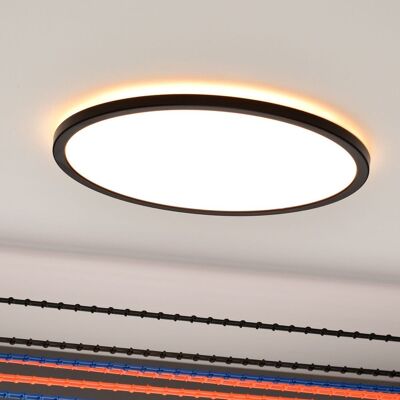 s.LUCE Board 35 LED ceiling light (disk) - black