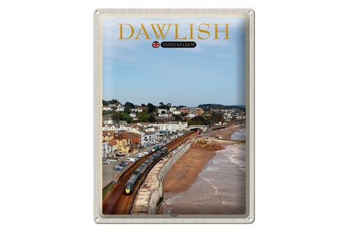 Blechschild Städte Dawlish United Kingdom England 30x40cm