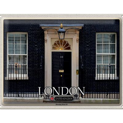 Blechschild Städte England UK Downing Street 10 40x30cm