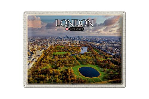 Blechschild Städte London England Hyde Park 40x30cm Geschenk