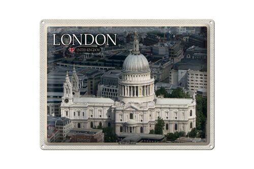 Blechschild Städte St. Paul´s Cathedral London UK 40x30cm