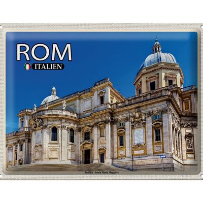 Blechschild Reise Rom Basilika Santa Maria Maggiore 40x30cm