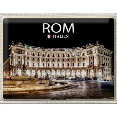 Blechschild Reise Italien Rom Anantara Palazzo Naiadi 40x30cm