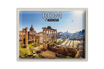 Signe en étain voyage Rome italie Forum Romanum 40x30cm, cadeau 1