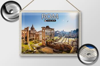 Signe en étain voyage Rome italie Forum Romanum 40x30cm, cadeau 2