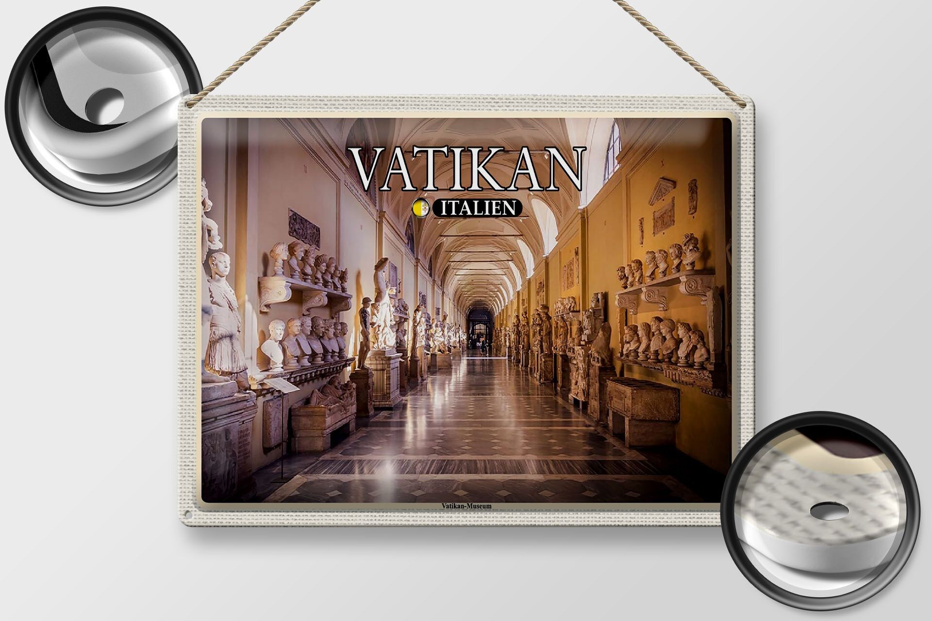 Buy wholesale Tin sign travel Vatican Italy Vatican Museum 40x30cm