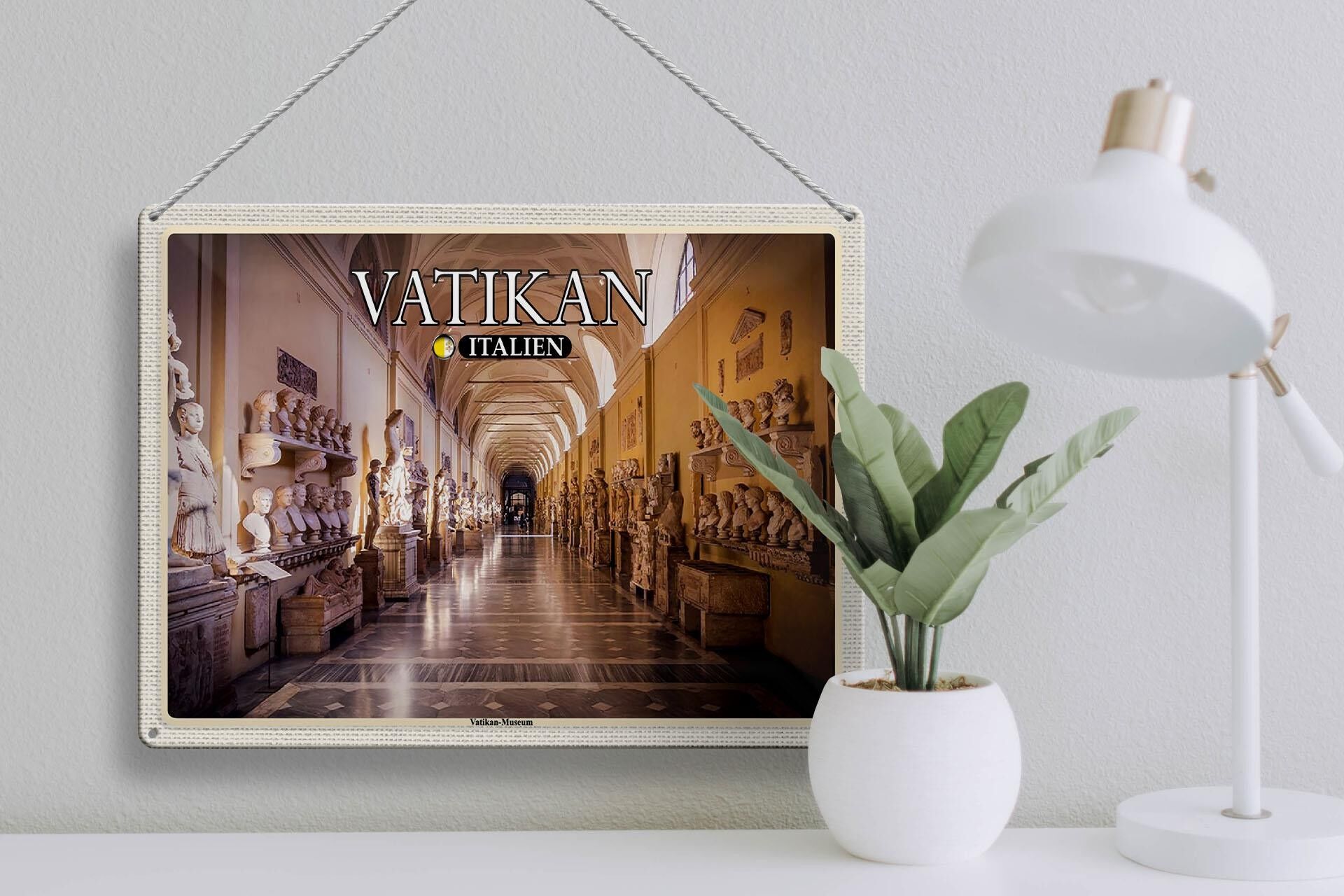 Buy wholesale Tin sign travel Vatican Italy Vatican Museum 40x30cm