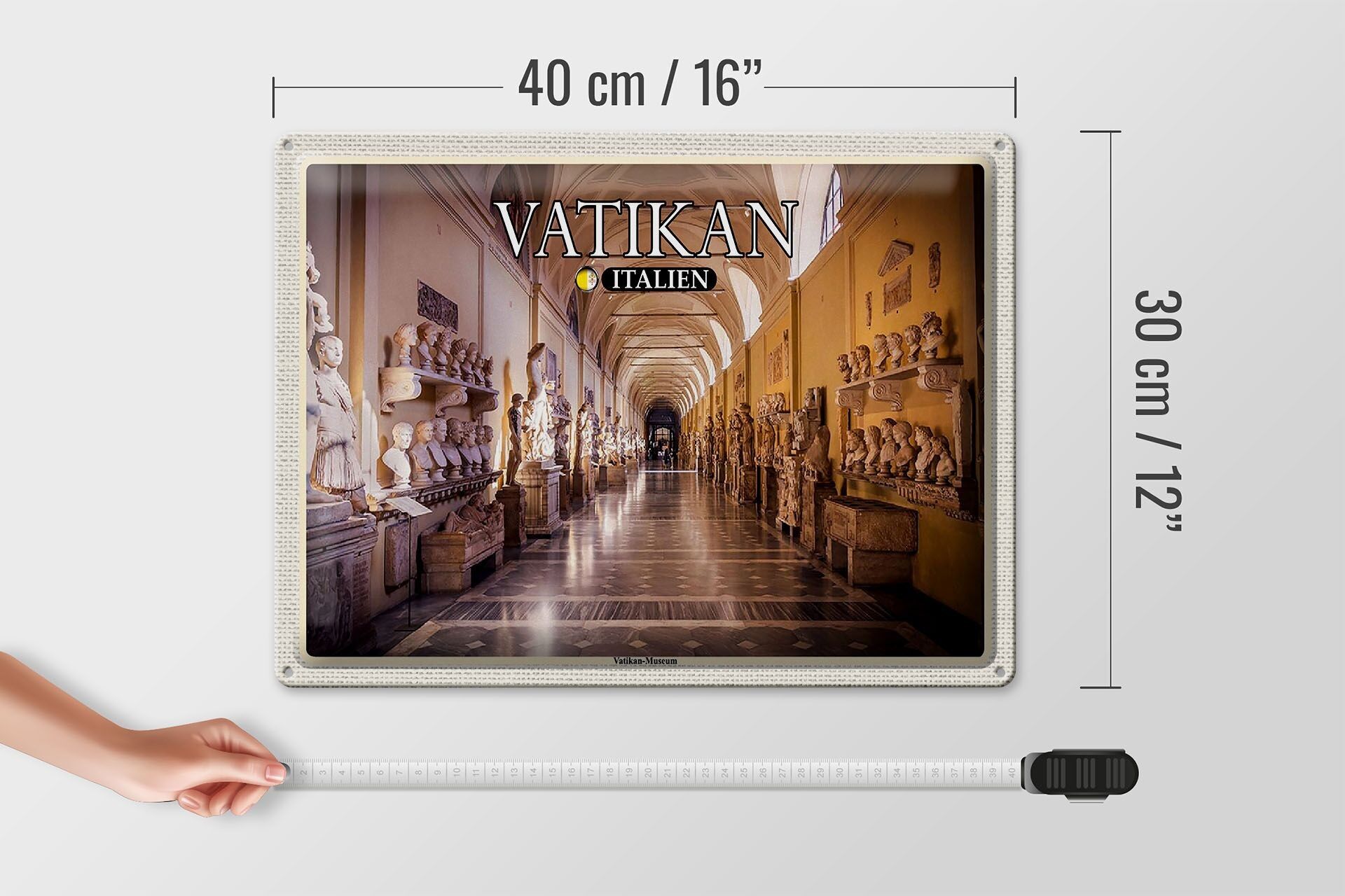 Buy wholesale Tin sign travel Vatican Italy Vatican Museum 40x30cm