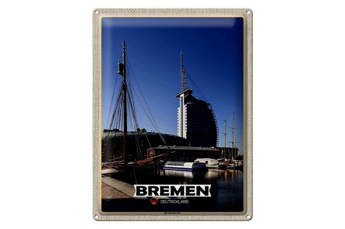 Blechschild Städte Bremen Deutschland Böttcherstraße 30x40cm