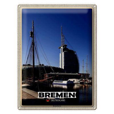 Blechschild Städte Bremen Deutschland Böttcherstraße 30x40cm