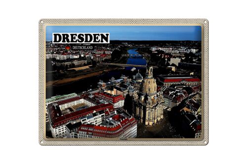 Blechschild Städte Dresden Deutschland Neustadt 40x30cm