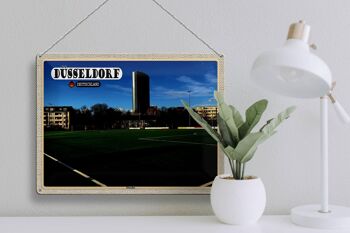 Plaque en tôle Villes Düsseldorf Terrain de football Düsseltal 40x30cm 3