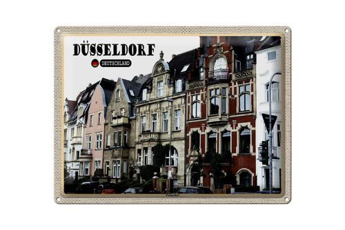 Blechschild Städte Düsseldorf Pempelfort Deutschland 40x30cm