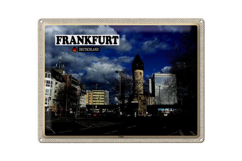 Blechschild Städte Frankfurt Gallus Altstadt 40x30cm Geschenk