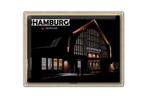 Blechschild Städte Hamburg Deichtorhallen Kunst 40x30cm